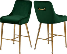 Load image into Gallery viewer, Owen Green Velvet Stool
