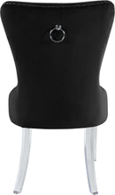 Load image into Gallery viewer, Miley Black Velvet Dining Chair
