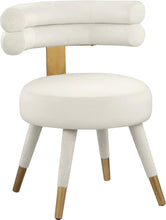 Load image into Gallery viewer, Fitzroy Cream Velvet Dining Chair
