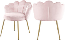 Load image into Gallery viewer, Claire Pink Velvet Dining Chair
