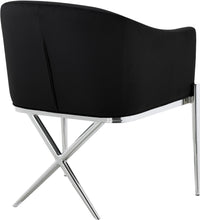 Load image into Gallery viewer, Xavier Black Velvet Dining Chair
