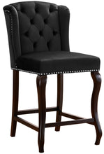 Load image into Gallery viewer, Suri Black Velvet Stool

