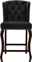 Load image into Gallery viewer, Suri Black Velvet Stool
