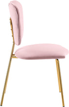 Load image into Gallery viewer, Angel Pink Velvet Dining Chair
