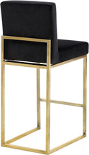 Load image into Gallery viewer, Giselle Black Velvet Stool
