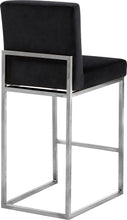 Load image into Gallery viewer, Giselle Black Velvet Stool
