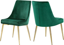 Load image into Gallery viewer, Karina Green Velvet Dining Chair
