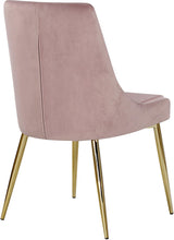 Load image into Gallery viewer, Karina Pink Velvet Dining Chair

