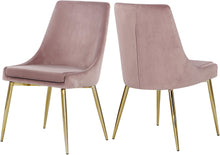 Load image into Gallery viewer, Karina Pink Velvet Dining Chair
