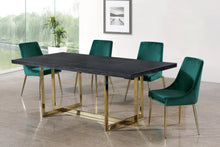 Load image into Gallery viewer, Karina Green Velvet Dining Chair

