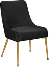 Load image into Gallery viewer, Ace Black Velvet Dining Chair
