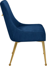 Load image into Gallery viewer, Ace Navy Velvet Dining Chair
