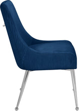 Load image into Gallery viewer, Ace Navy Velvet Dining Chair
