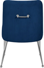 Load image into Gallery viewer, Ace Navy Velvet Dining Chair
