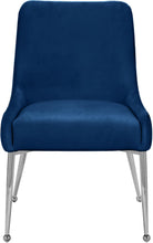 Load image into Gallery viewer, Ace Navy Velvet Dining Chair
