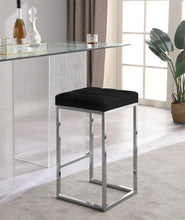 Load image into Gallery viewer, Nicola Black Velvet Stool
