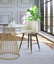 Load image into Gallery viewer, Barbosa White Faux Leather Counter/Bar Stool
