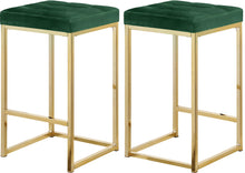 Load image into Gallery viewer, Nicola Green Velvet Stool
