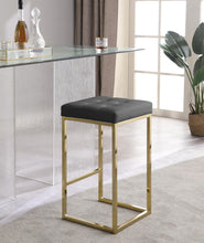 Load image into Gallery viewer, Nicola Grey Faux Leather Stool
