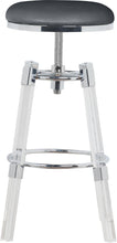 Load image into Gallery viewer, Venus Grey Faux Leather Adjustable Stool
