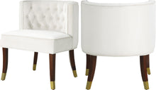 Load image into Gallery viewer, Perry Cream Velvet Dining Chair
