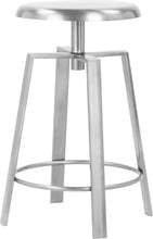 Load image into Gallery viewer, Lang Silver Counter/Bar Stool
