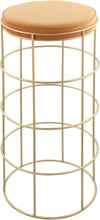 Load image into Gallery viewer, Rebar Mango Velvet Bar Stool
