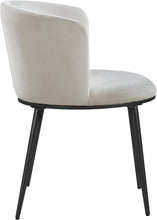 Load image into Gallery viewer, Skylar Cream Velvet Dining Chair
