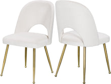 Load image into Gallery viewer, Logan Cream Velvet Dining Chair
