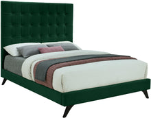 Load image into Gallery viewer, Elly Green Velvet King Bed image
