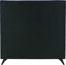 Load image into Gallery viewer, Elly Navy Velvet Queen Bed
