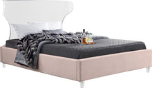 Load image into Gallery viewer, Ghost Pink Velvet Queen Bed
