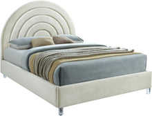Load image into Gallery viewer, Rainbow Cream Velvet Full Bed
