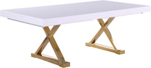 Load image into Gallery viewer, Excel White Lacquer Extendable Dining Table (3 Boxes)
