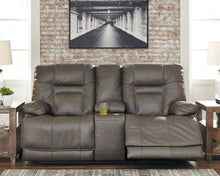 Load image into Gallery viewer, Wurstrow Power Reclining Loveseat with Console
