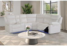 Load image into Gallery viewer, U6026 Blanche White Sectional Sofa
