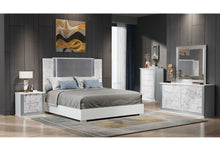 Load image into Gallery viewer, Ylime Smooth White Bed Group Fully Slatted
