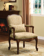 Load image into Gallery viewer, Waterville Beige/Dark Cherry Accent Chair
