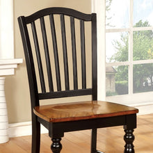 Load image into Gallery viewer, MAYVILLE Black/Antique Oak Side Chair (2/CTN) image
