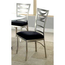 Load image into Gallery viewer, ROXO Silver/Black Side Chair (2/CTN)
