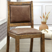 Load image into Gallery viewer, GIANNA Rustic Pine/Brown Side Chair (2/CTN) image
