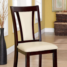 Load image into Gallery viewer, BRENT Dark Cherry/Ivory Side Chair (2/CTN) image
