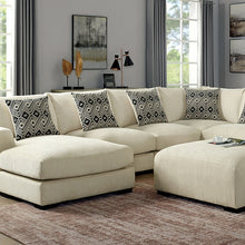 Load image into Gallery viewer, Kaylee U-Sectional w/ Left Chaise + Ottoman Beige
