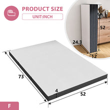 Load image into Gallery viewer, Hollyhock 4&quot; Full Tri-Fold Memory Foam Topper
