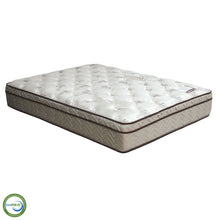 Load image into Gallery viewer, Lilium White/Brown 13&quot; Euro Pillow Top Mattress, Cal.King
