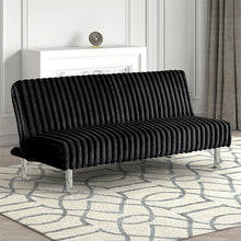 Load image into Gallery viewer, Hinwil Futon Sofa Bed Pink, Beige Grey, &amp; Black
