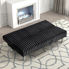 Load image into Gallery viewer, Hinwil Futon Sofa Bed Pink, Beige Grey, &amp; Black
