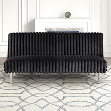 Load image into Gallery viewer, Hinwil Futon Sofa Bed Pink, Beige Grey, &amp; Black
