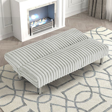Load image into Gallery viewer, Hinwil Futon Sofa Bed Pink, Beige Grey, &amp; Black
