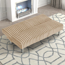 Load image into Gallery viewer, Hinwil Futon Sofa Bed Pink, Beige Grey, &amp; Black
